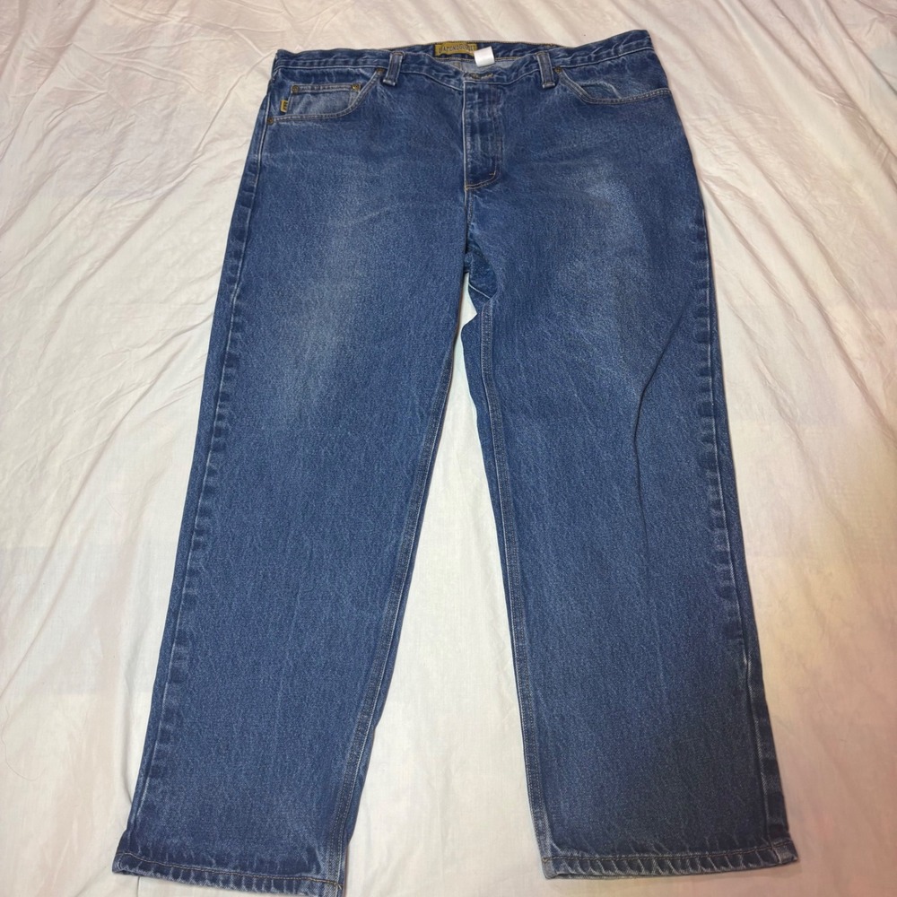 Diamond Gusset The Original Gusset Jean Mens 42x30 Denim‎ Straight Leg Made USA